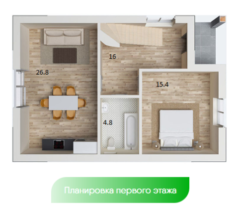 Дом 140кв.м 3 сот. ИЖС