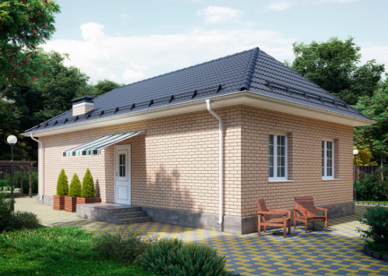 Дом 74кв.м на 3 сот.