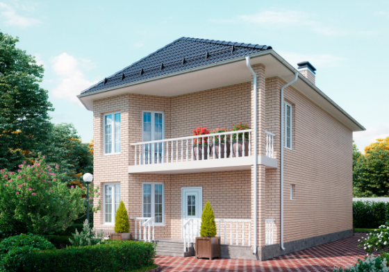 Двухэтажный дом 166кв.м