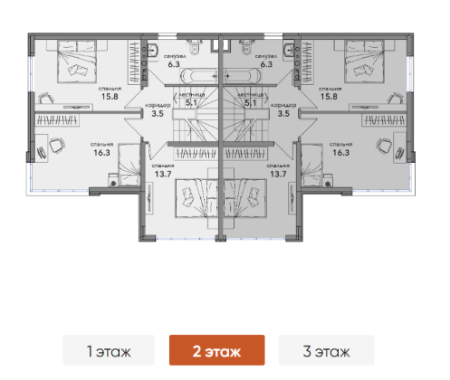 Таунхаус 152кв.м