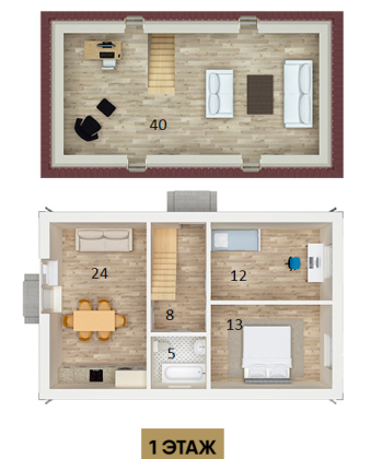 Дом 100кв.м 3сот. ИЖС