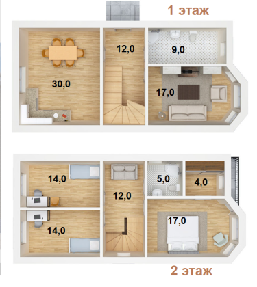 Дом 120кв.м на 3 сот.