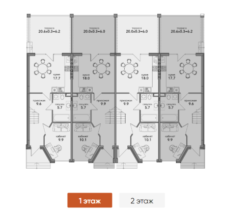 Таунхаус 102кв.м