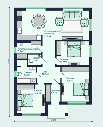 Большой дом 107кв.м на 4,2сот