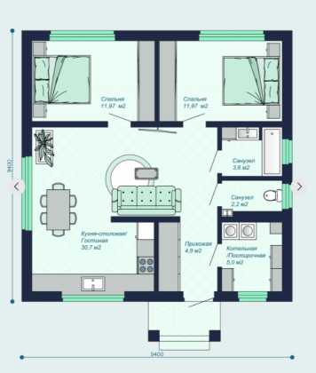 Продается дом 70кв.м на 4,18сот