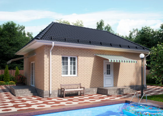 Дом 56кв.м на 3сот.