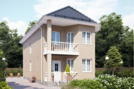 Двухэтажный дом 126кв.м